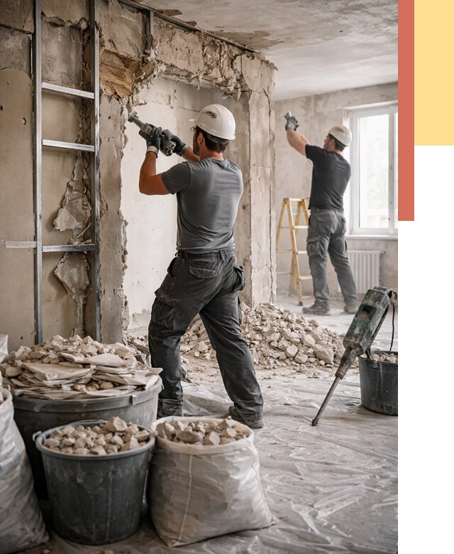 Демонтажные работы в Сургуте от 2760 руб. — услуги и цена под ключ | ОТДЕЛОЧНИК-Срг