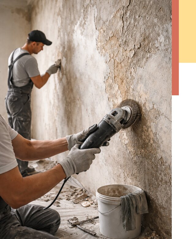 Снятие и удаление краски со стен в Сургуте от 2147 руб. — ОТДЕЛОЧНИК-Срг