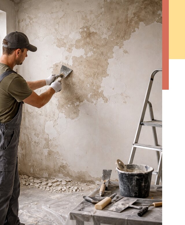 Снятие старой шпаклевки в Сургуте от 1891 руб. — быстро и недорого | ОТДЕЛОЧНИК-Срг