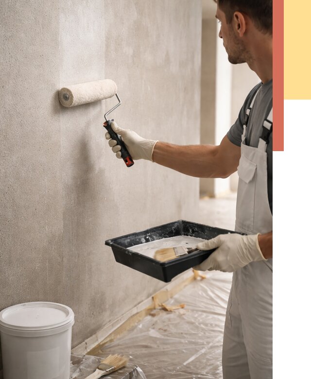 Грунтовка стен в Сургуте от 2249 руб. м2 — быстро, недорого, с материалом | ОТДЕЛОЧНИК-Срг