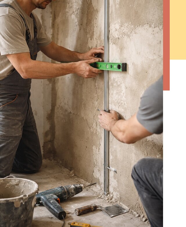 Установка штукатурных маяков в Сургуте от 7155 руб. — быстро и недорого | ОТДЕЛОЧНИК-Срг