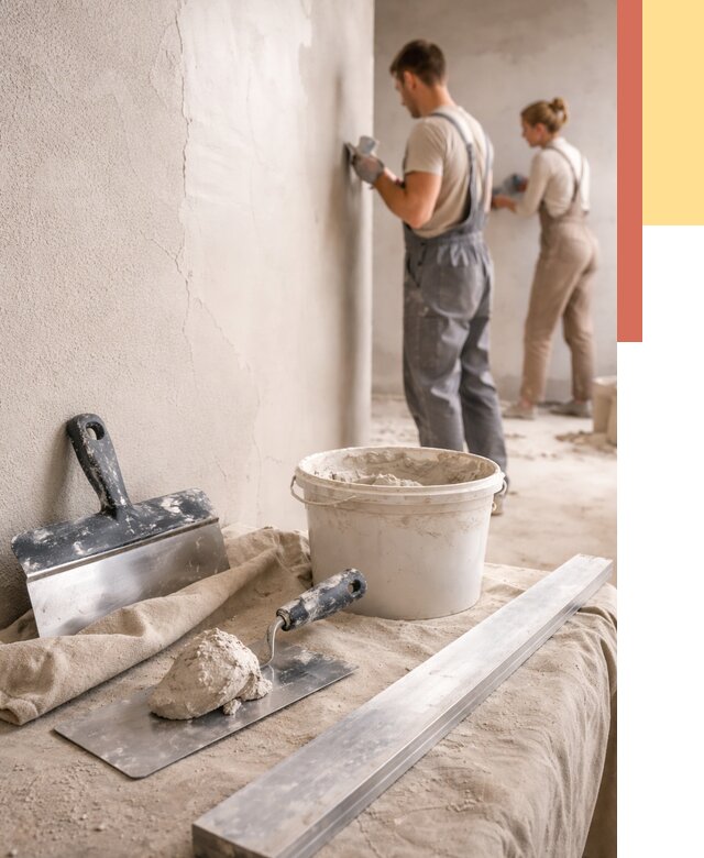 Штукатурка стен гипсовая в Сургуте от 4600 руб/м2 — быстро и недорого | ОТДЕЛОЧНИК-Срг