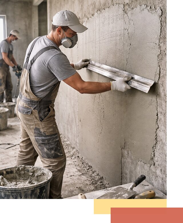 Штукатурка бетонных стен в Сургуте качественно и долговечно