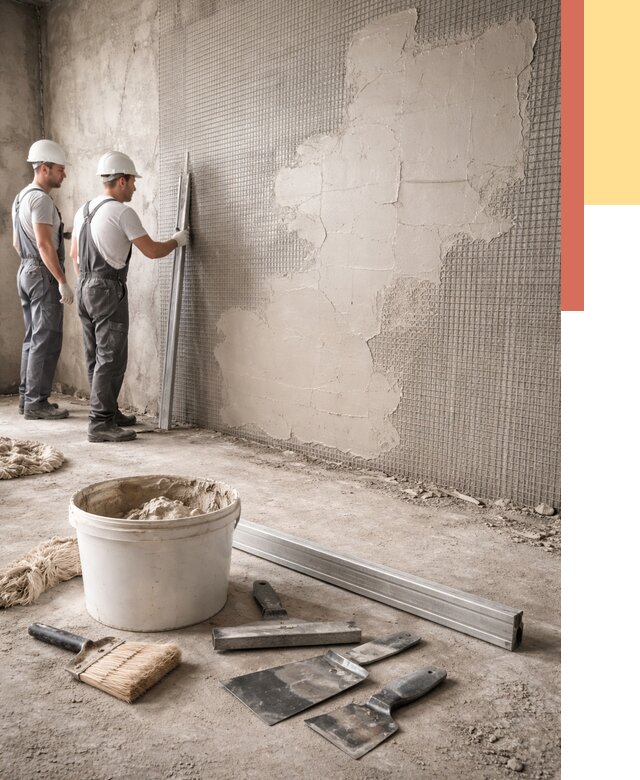 Штукатурка стен по сетке в Сургуте от 5622 руб./м2 — быстро и недорого | ОТДЕЛОЧНИК-Срг