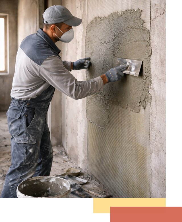 Штукатурка стен по сетке в Сургуте под ключ качественно и быстро