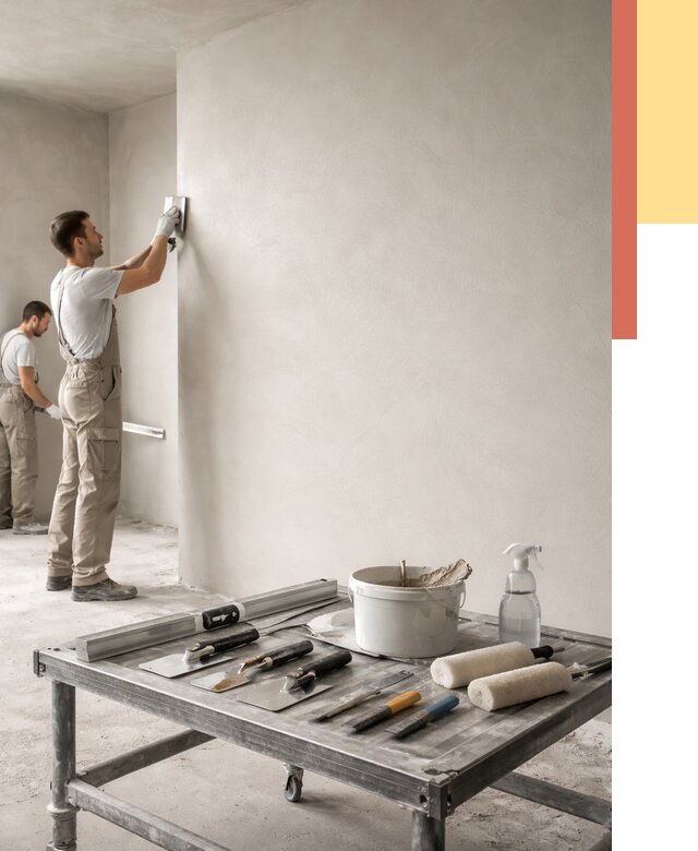 Штукатурка стен под покраску в Сургуте от 4600 руб./м² — качественно и недорого | ОТДЕЛОЧНИК-Срг