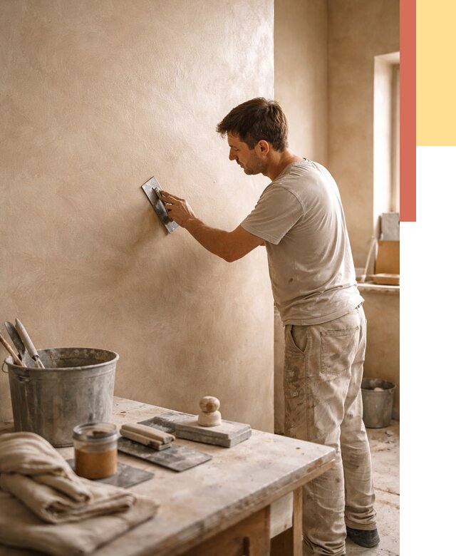 Марокканская штукатурка таделакт в Сургуте под ключ от 4293 руб. | ОТДЕЛОЧНИК-Срг