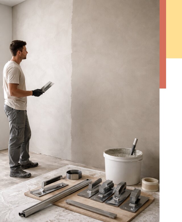 Нанесение микроцемента на стены в Сургуте от 3271 руб./м2 под ключ | ОТДЕЛОЧНИК-Срг