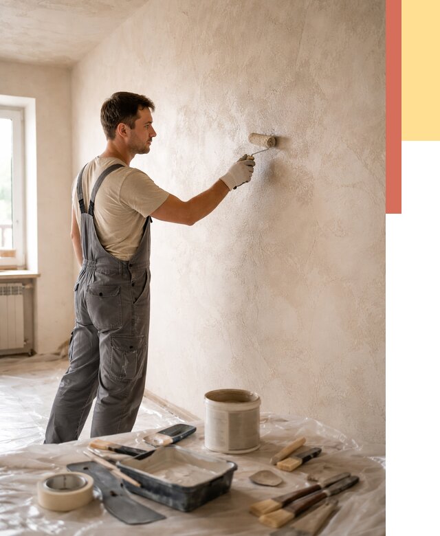 Нанесение лессирующей краски по декоративке в Сургуте от 1789 руб. | ОТДЕЛОЧНИК-Срг