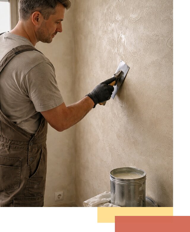 Нанесение воска на штукатурку в Сургуте для защиты и блеска