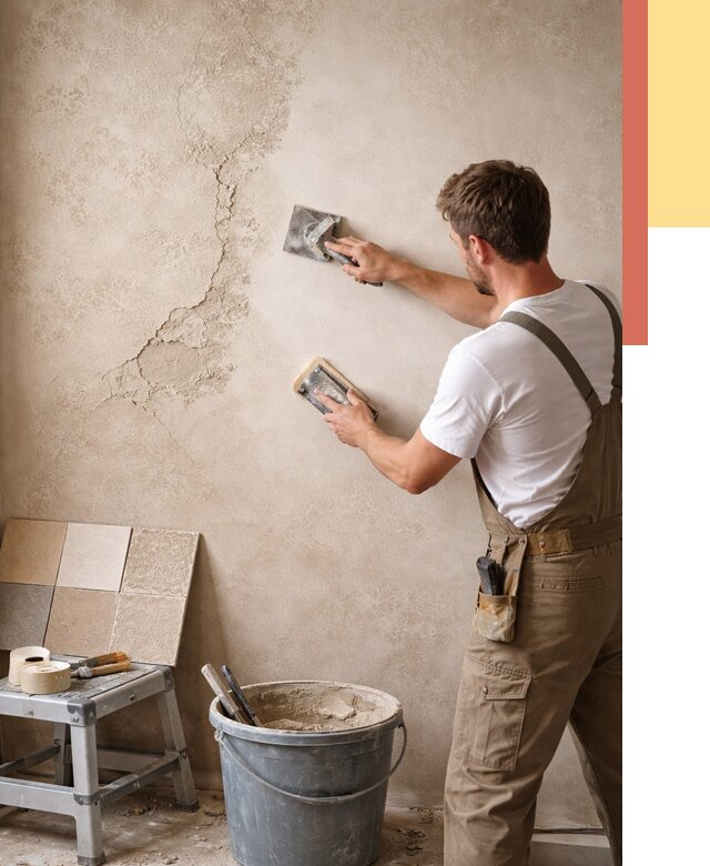 Ремонт декоративной штукатурки в Сургуте от 4600 руб. под ключ | ОТДЕЛОЧНИК-Срг