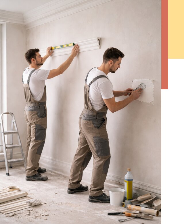 Монтаж лепнины на стены в Сургуте от 4600 руб. — недорого, быстро | ОТДЕЛОЧНИК-Срг