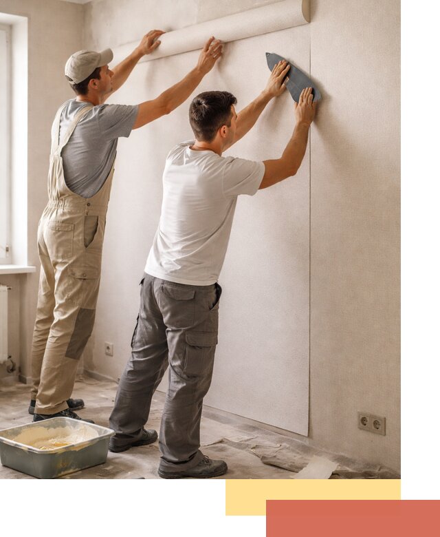 Поклейка виниловых обоев в Сургуте профессионально и качественно