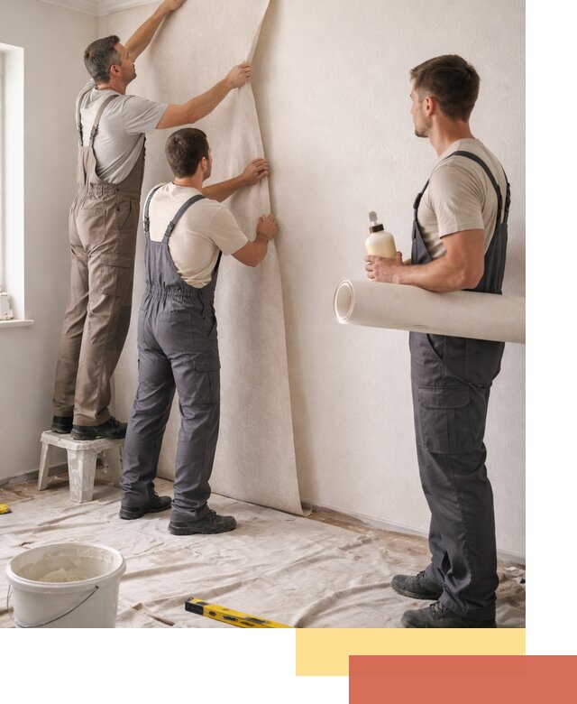 Оклейка стен обоями в Сургуте — качественно и профессионально