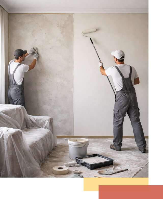 Покраска стен антивандальной краской в Сургуте