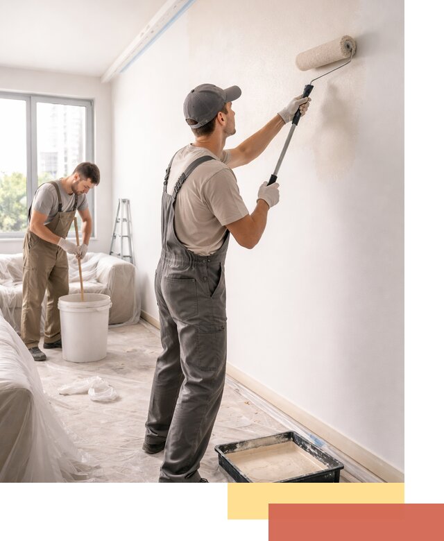 Покраска стен в офисе в Сургуте — быстрый и качественный ремонт