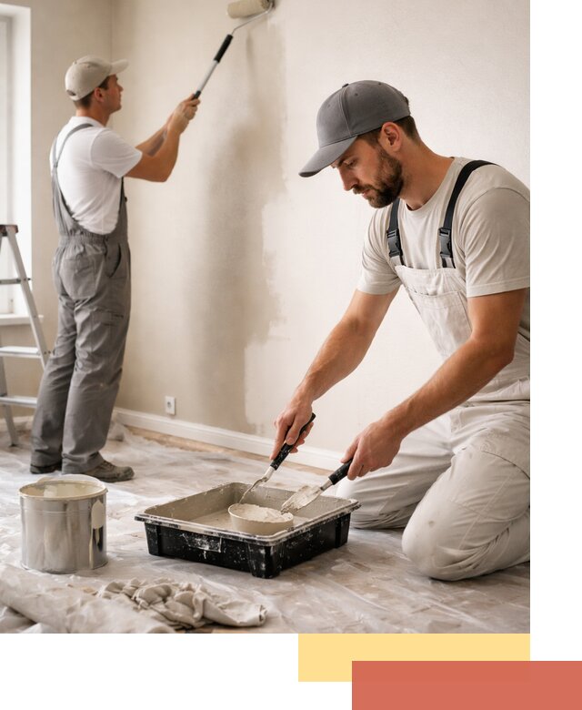 Покраска стен в квартире в Сургуте — профессионально и аккуратно