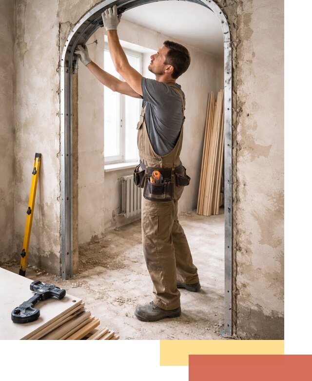 Устройство арочного проема в Сургуте под ключ