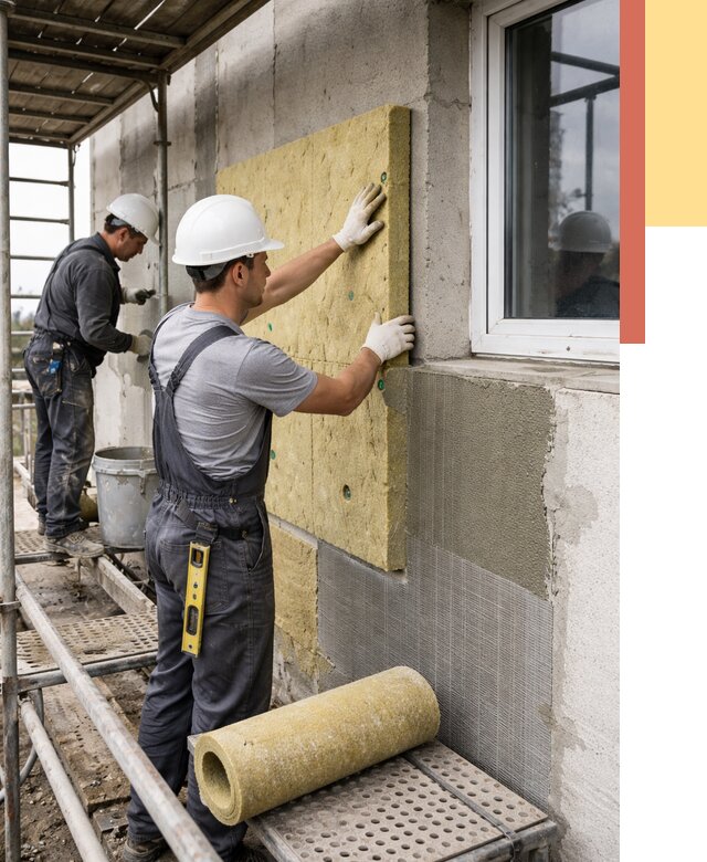 Утепление стен в Сургуте от 4395 руб. под ключ — быстро и недорого | ОТДЕЛОЧНИК-Срг