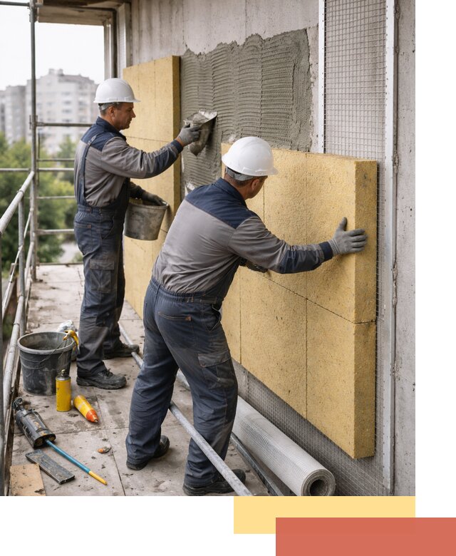 Утепление стен зданий и домов в Сургуте качественно и надежно