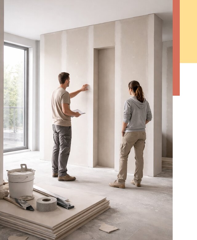 Зонирующая перегородка из гипсокартона в Сургуте от 2862 руб. под ключ | ОТДЕЛОЧНИК-Срг