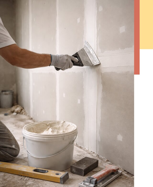 Шпаклевка перегородок из гипсокартона в Сургуте от 2556 руб. — услуги ОТДЕЛОЧНИК-Срг