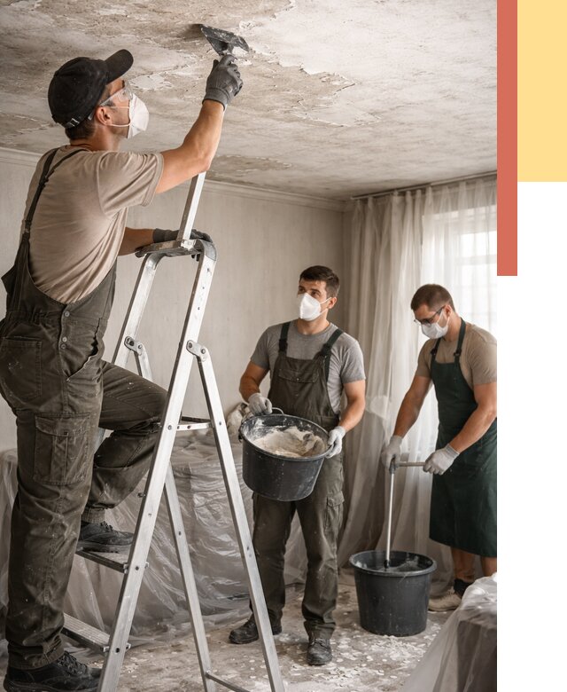 Удаление побелки с потолка в Сургуте от 2556 руб. быстро и недорого | ОТДЕЛОЧНИК-Срг