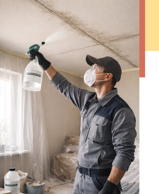 Антисептическая обработка потолка в Сургуте от 2556 руб. | ОТДЕЛОЧНИК-Срг