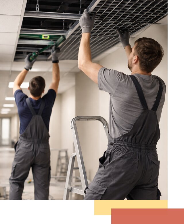 Монтаж потолка Грильято в Сургуте: установка под ключ качественно