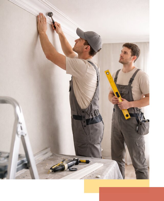 Монтаж потолочного плинтуса в Сургуте качественно и быстро