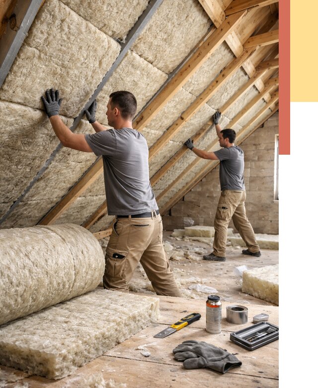 Утепление потолка минватой в Сургуте от 1482 руб. — быстро и недорого | ОТДЕЛОЧНИК-Срг