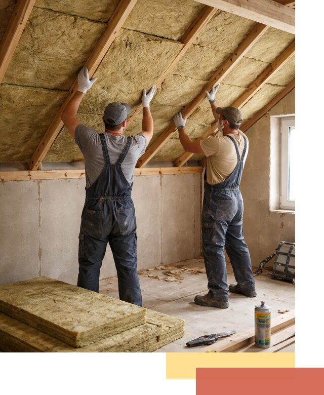 Утепление потолка минеральной ватой в Сургуте